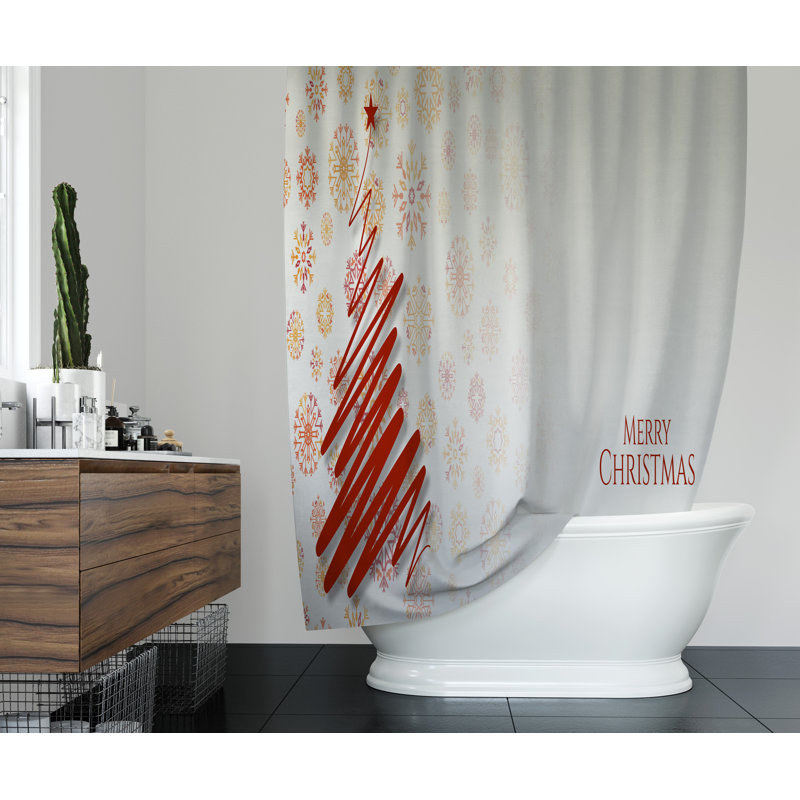 Rideau de douche simple, H 90 po x l 70 po