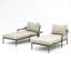 Ondrasek 170cm Long Sunlounger with Cushions