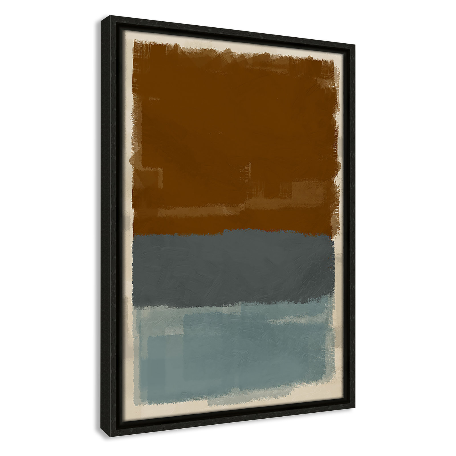 Turbulent Honesty Print by Marcus Prime, 13.5'' W x 19.5'' H, Espresso Floater