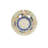 Blissful Daisy Handmade Stoneware Metal Decorative Bowl - Set of 1