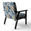 Fauteuil de chalet rembourré Coastal Victorian Tranquility Victorian
