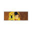 The Kiss by Gustav Klimt - Floater Frame Panoramic Painting on Canvas-1433673650-1433673654