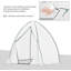 Ballal 8 Ft W x 6.5 Ft D Mini Greenhouse