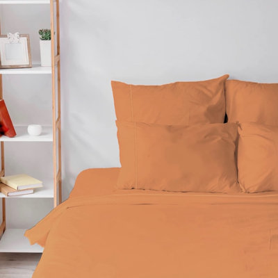 Ensemble de draps 6 pièces en microfibre brossée double ultra douce, feuilles rafraîchissantes avec poches très profondes - Lavable à la machine