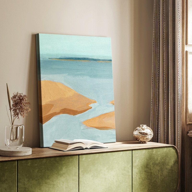 «Out on the Sandbar IV» - galerie sur mesure Cavas, H 36 po x l 24 po
