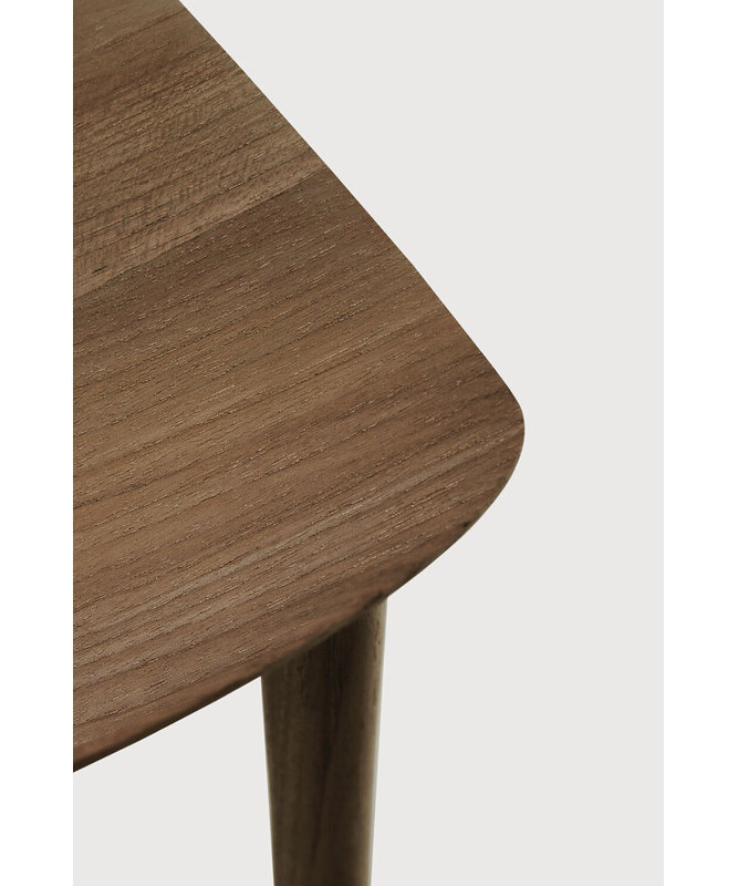 Bok Solid Wood Dining Chair, Brown