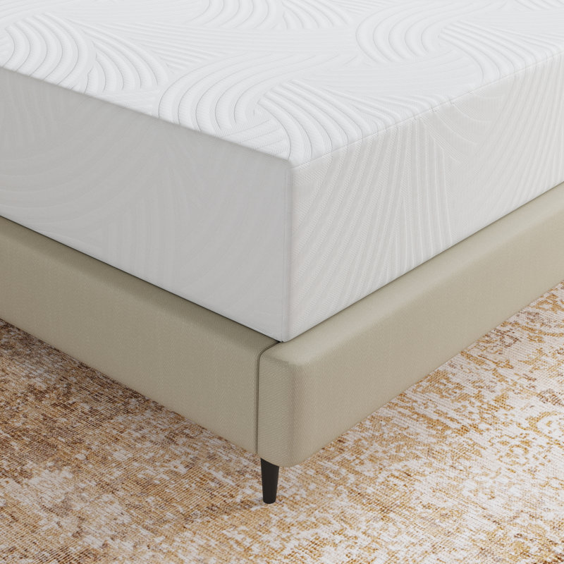 Matelas en mousse viscoélastique gélifiée mi-ferme 12 po Novilla, Très grand