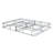 9 Inch Foldable Metal Mattress Foundation with Non-Slip Linen Cover, Sturdy and Portable Bed Base-160657812