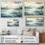 «Misty Lake Serenity», aquarelle rétro sur toile-1632962544-1632962545