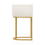 Tabouret de comptoir 26 po avec structure en métal-124057380