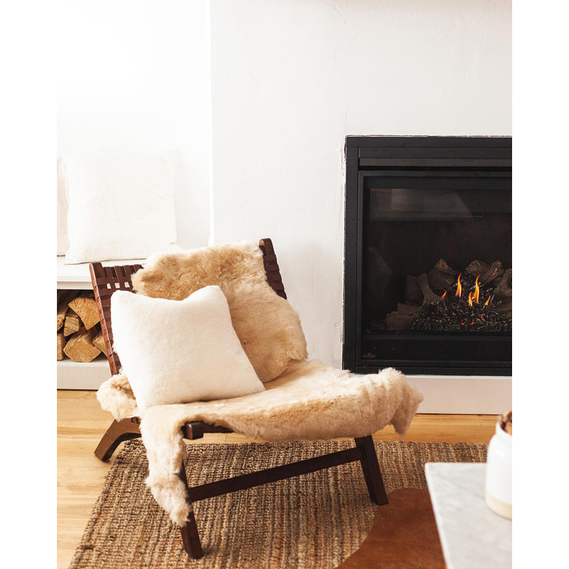 Shearling Sheepskin Area Rug, Oat