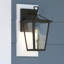 Applique murale d'extérieur à éclairage crépuscule noir mat à 1 lumière H 15 po Tenli Sensor-212072964-212072961
