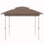 Tente à auvent escamotable de 12 pi x 12 pi avec filet et sac de transport Outsunny