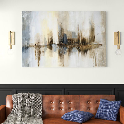 Harbour Lights by Nan - Wrapped Canvas Print