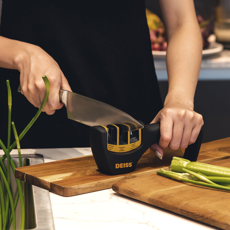 Aiguiseur de couteaux de cuisine et de poche Deiss Pro