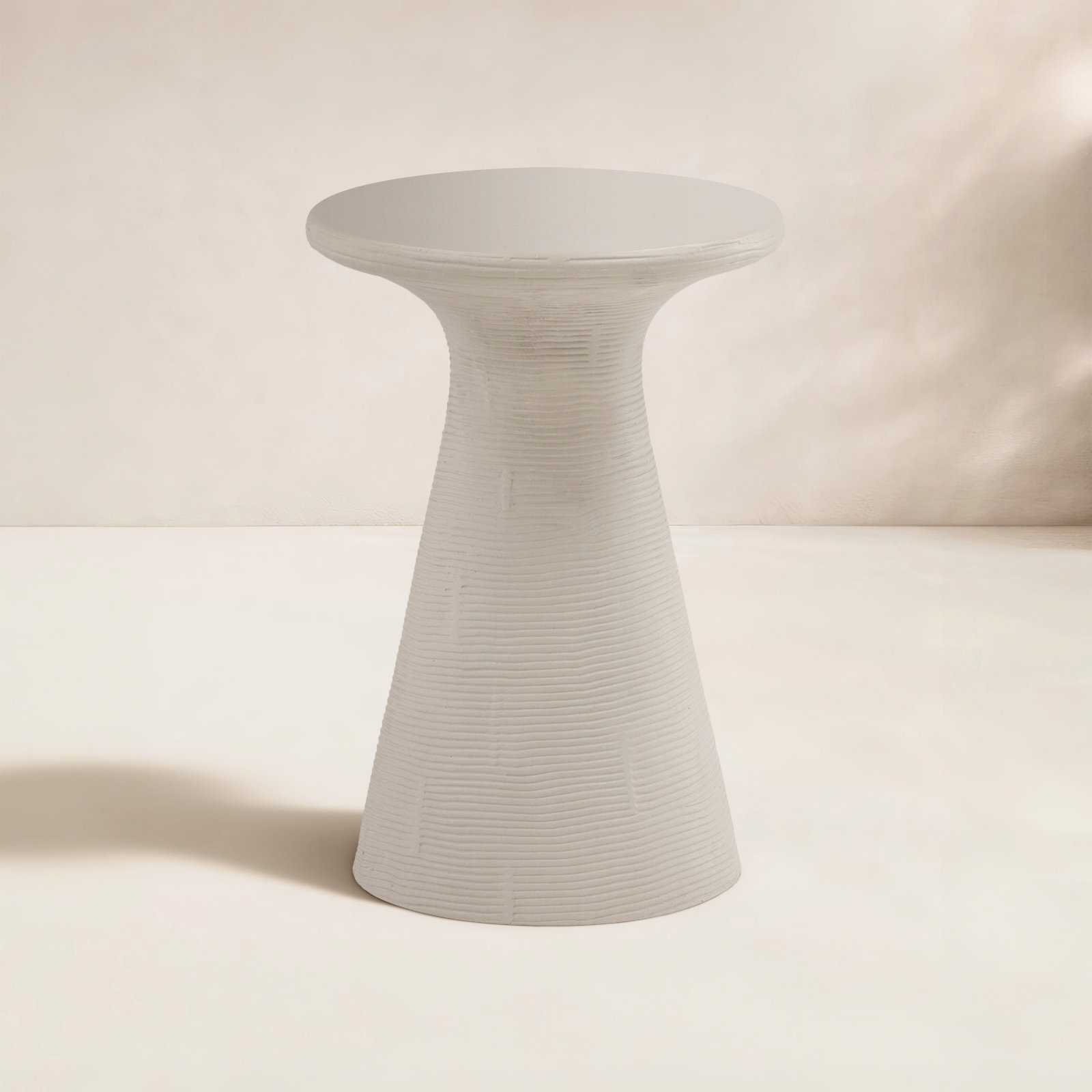 Fania Patio Side Table, 19.5" H x 14" W x 14" L