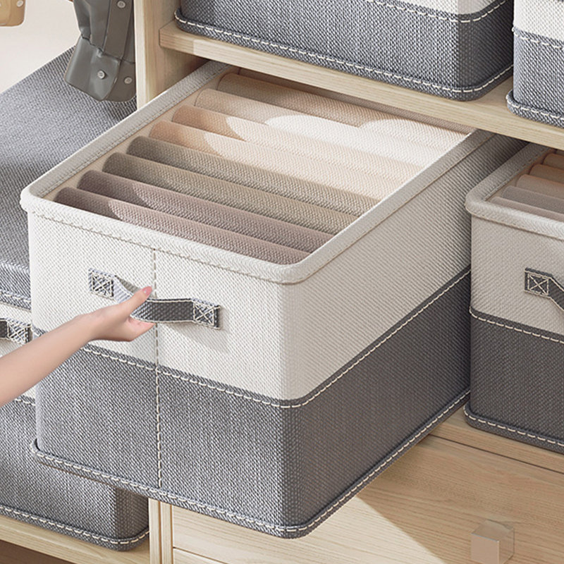 Boîte de rangement pour garde-robe pliable Très grand bac de rangement pour vêtements, GYS