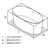 Ios 60" x 32" Freestanding Soaking Bathtub-45225522