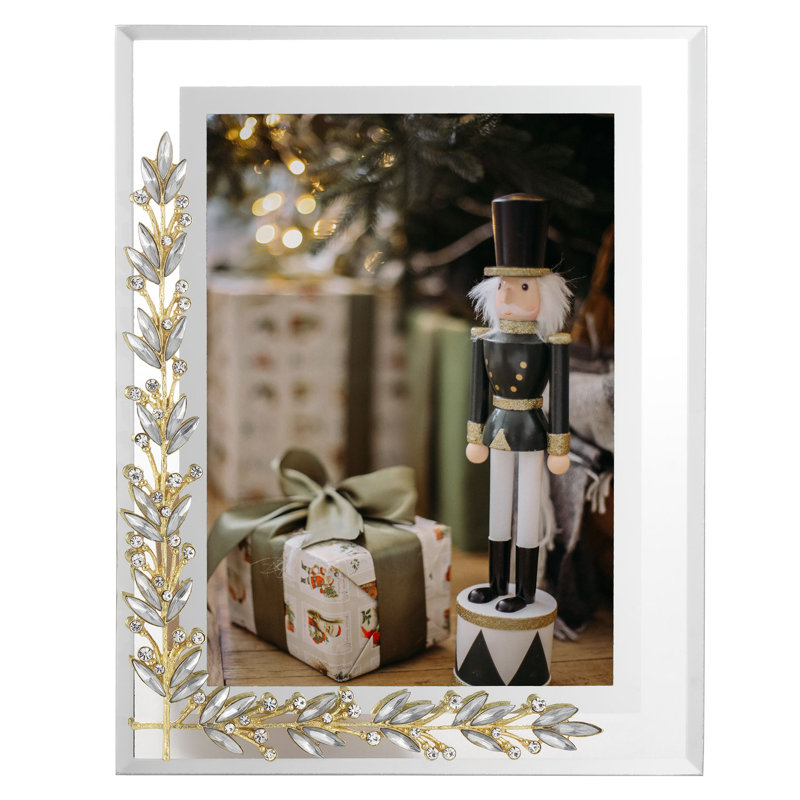 Laurel Picture Frame, 8" x 10", Gold/Silver