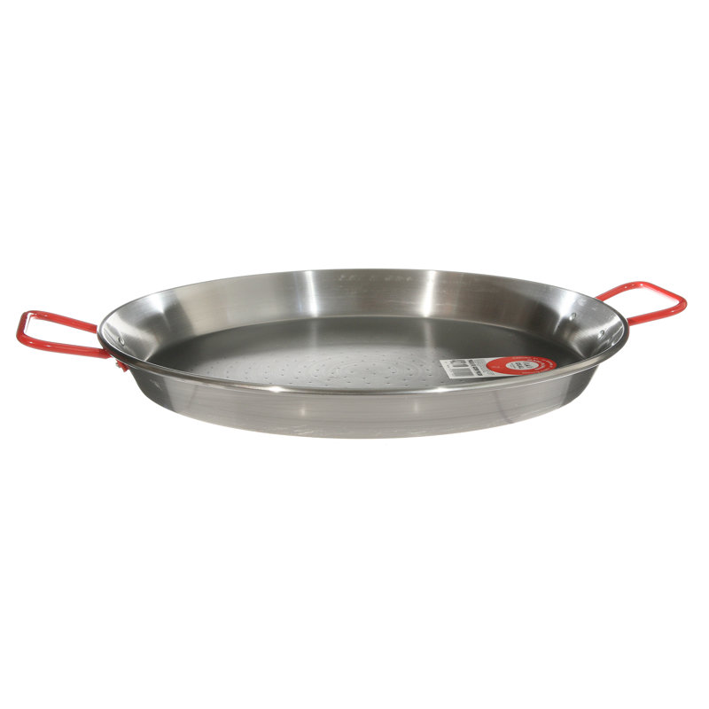 Garcima 14-inch Round Carbon Steel Paella Pan
