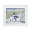 «Snow In Love Snowman Couple», reproduction sous verre encadrée, conception de Lynn Kellan-828733307-828733311