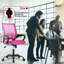 Chaise de bureau en filet ergonomique Chaise de bureau ergonomique pivotante à roulettes Chaise de bureau à hauteur réglable avec accoudoirs lombaires pour le bureau personnel-962170322