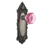 Victorian Plate with Waldorf Pink Door Knob
