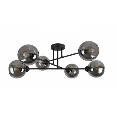 Odilon Glass Semi Flush Mount