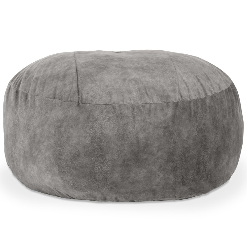 Fauteuil à billes géant pour adultes Saxx - Wrangler, Microfibre / microsuède étain
