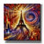  «Eiffel Tower, Paris Abstract» par Rey Klimt, art mural sur toile, 12 po x 12 po-1758841583