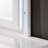 Dulcey White High Gloss 4-Piece Eastern King Bedroom Set