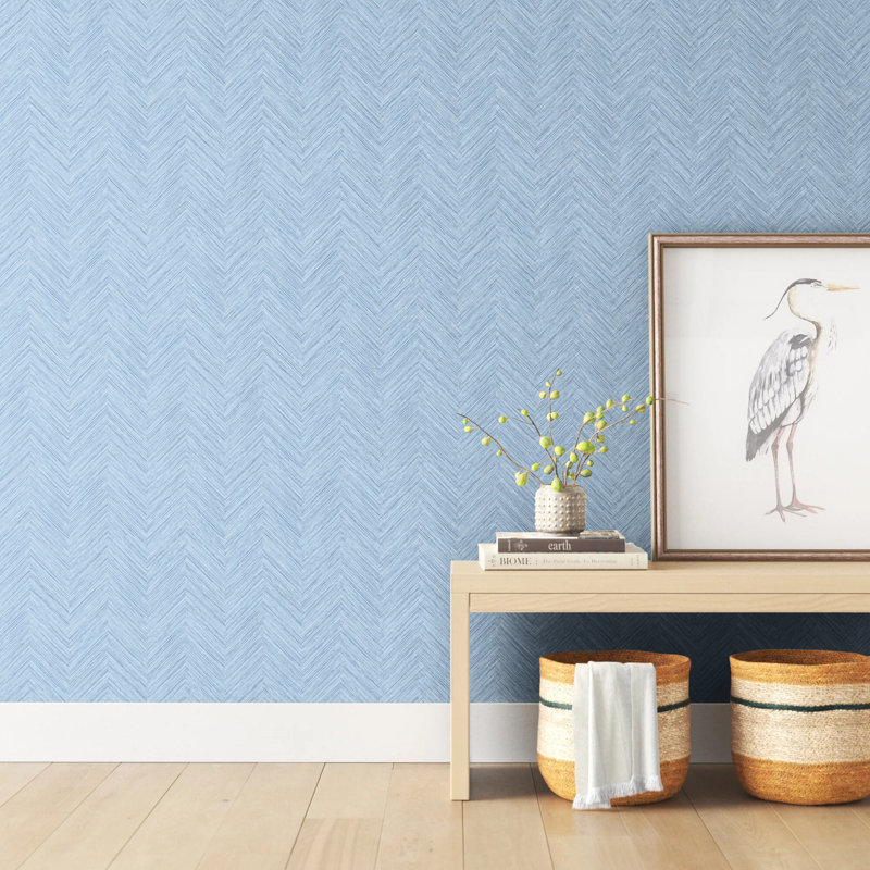 Rouleau de papier peint texturé Caladesi, Bleu clair