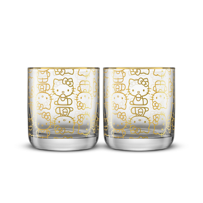 Verre court Hello Kitty® Charmed - 10 oz - ensemble de 2