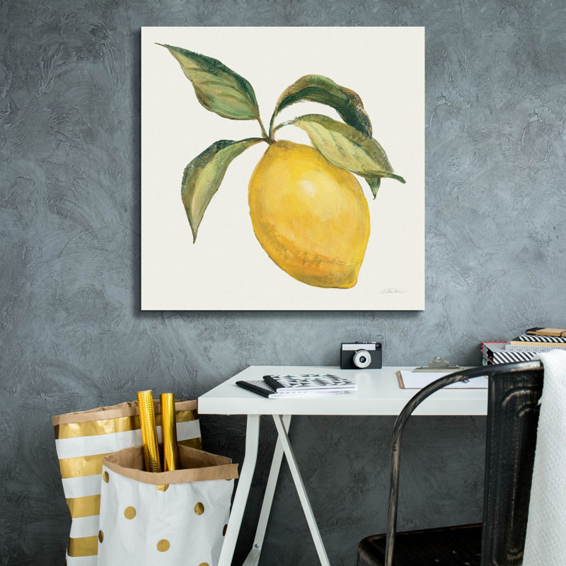 «Le Citron On Cream» par Silvia Vassileva, art mural sur toile