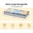 2-Pack Under Bed Storage Containers, 4.5 Inches Tall Low Profile Underbed Clothes Storage Organizer Bin With Sturdy Sidewalls/Bottom, Underbed Storage Bins 2 Storage Thin Bins