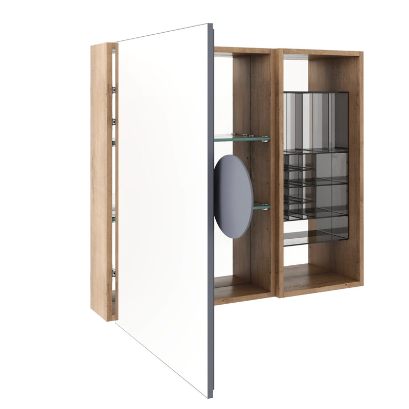 Bathroom Mirror Cabinet with Storage