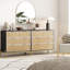 Commode 3 tiroirs en rotin naturel-1367308884