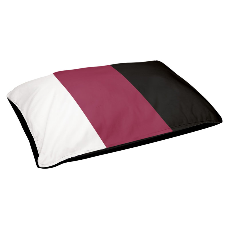 Coussin pour chien Arizona Tempe, Grand (l 40 po x P 30 po x H 6,5 po), Blanc / marron / noir