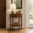 Wilfredo Solid and Manufactured Wood Top Console Table with Solid Wood Base -90561149-90705930
