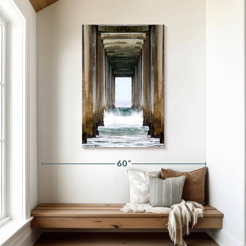 Aletra La Jolla Scripps Beach Pier, 45" H x 30" W