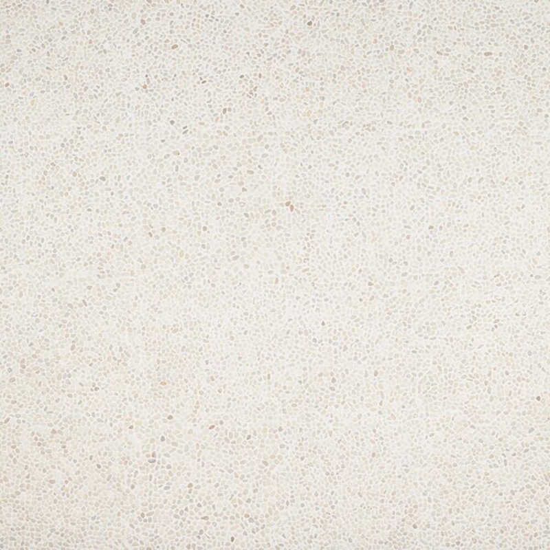Nature Micro Lombok Pebble Mosaic Tile, White