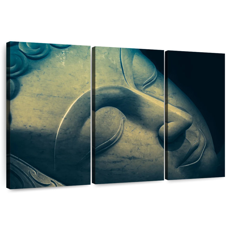 Adella Detailed Sleeping Buddha, 20" H x 33" W