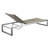 Pangea Home Bella Outdoor Aluminum Chaise Lounge – Modern Patio Sun Lounger with Quick-Dry Rope & Easy-Move Wheels - Grey-2001427091
