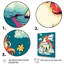 Adorable licorne et arc-en-ciel sur toile-96506983-128105114