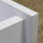 FixtureDisplays® 17 X 15 X 25" 5-Drawer Cabinet, White Bedside Table Nightstand, Slide Drawer, Easy Mobility on Wheets 10200