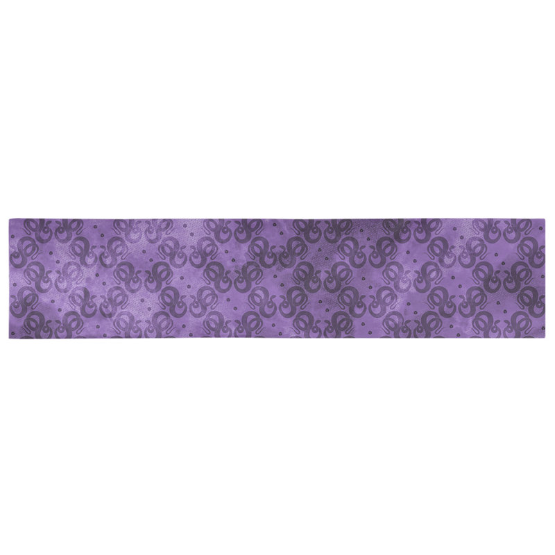 Chemin de table géométrique avicia, 91,5 po x 17,5 po, Mauve, Coton