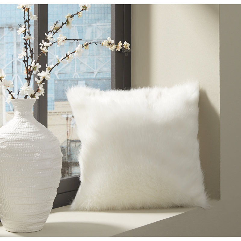 Throw Pillow, White