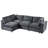Brisia 4 - Piece Convertible Sectional Sofa-1583524104