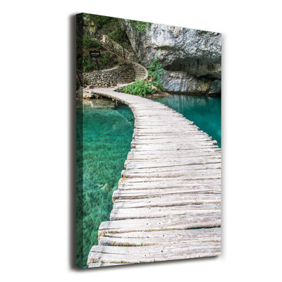 Plitvice Lakes - Wrapped Canvas Print
