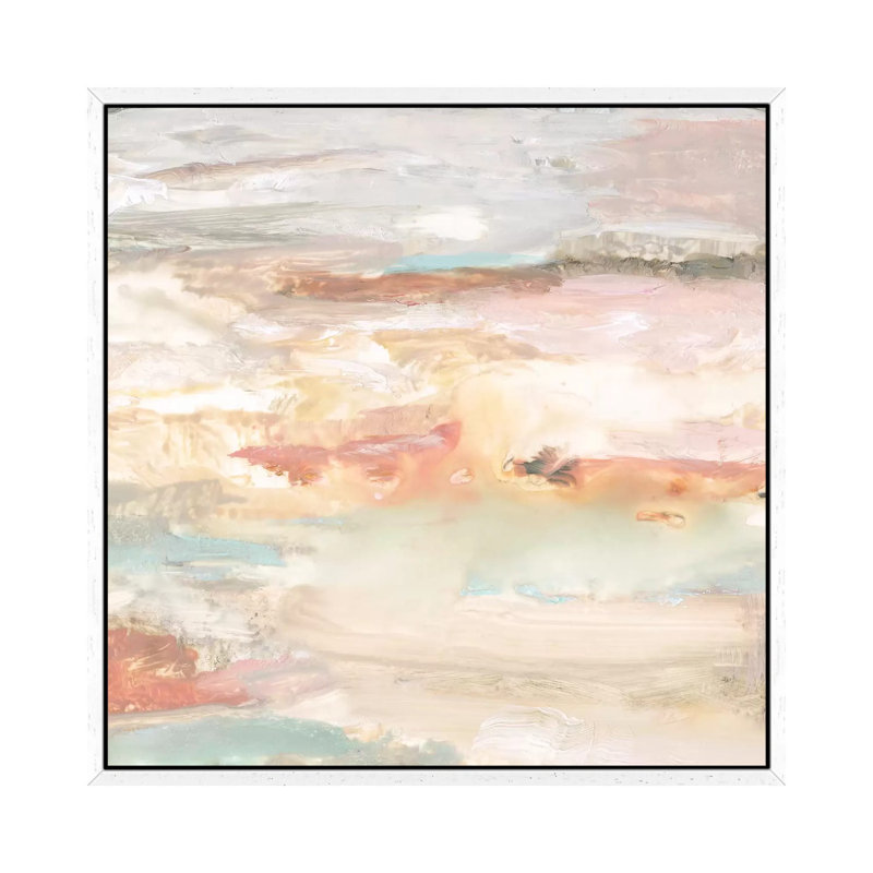September Wind - Painting on Canvas, White Framed, 66.04 cm H x 66.04 cm W